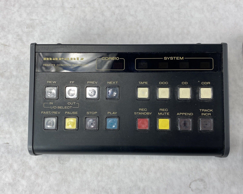Marantz RC610CDR Original Remote Control For CD Recorder CDR-610 610CDR