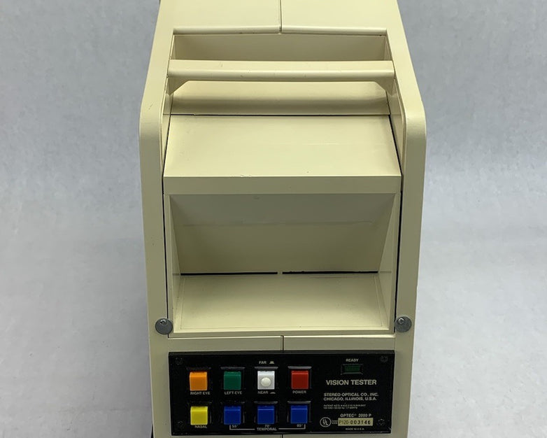 Stereo Optical Optec 2000P Vision Tester - Parts or Repair w/ Cover