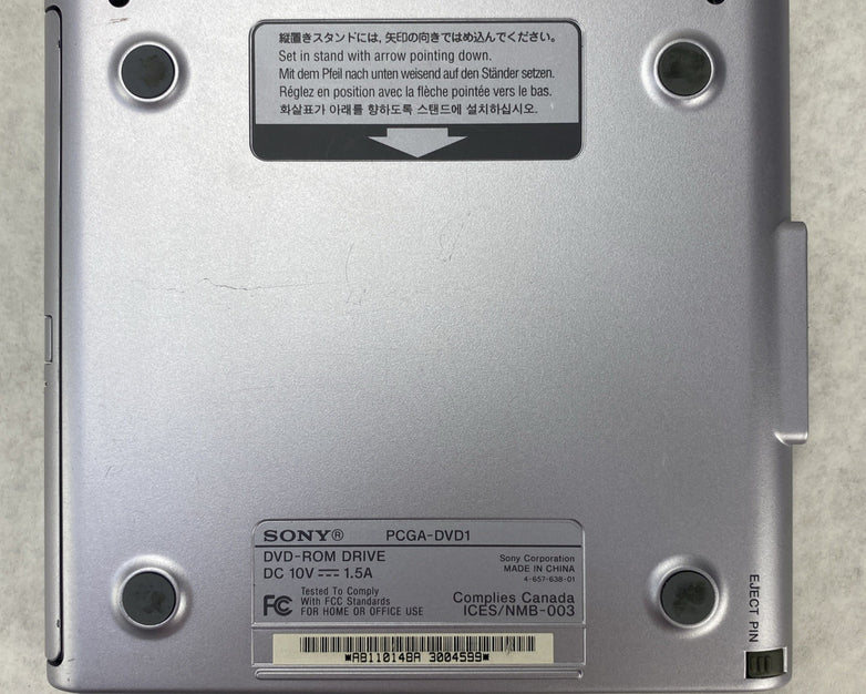 Sony VAIO PCGA-DVD1 DVD-ROM Drive - No Cables Parts or Repair