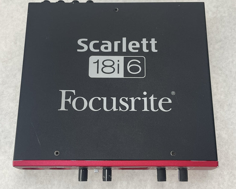 Focusrite Scarlett 18i6 USB Audio Interface Gain For Parts or Repair
