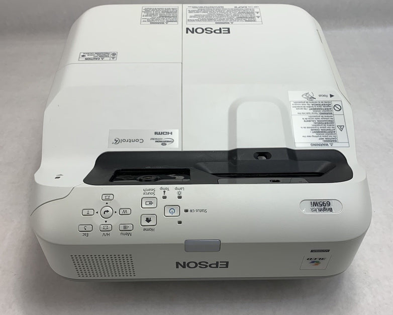 Epson PowerLite 695Wi H740A LCD Lamp Projector 2757 Lamp Hours - No Remote