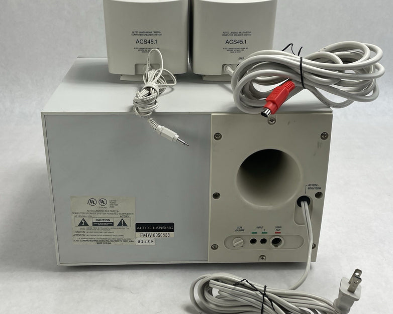 Altec Lansing ACS45.1  Multi Media Speaker System Tested