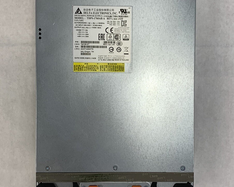 Delta Electronics TDPS-1760AB A Rev: 03F 1755W Switching Power Supply