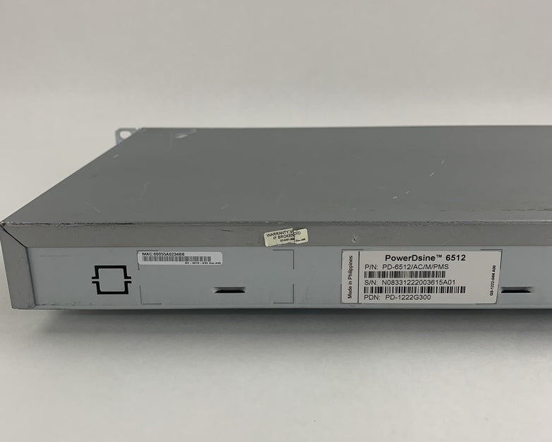PowerDsine 6512 PD-6512/AC/M/PMS PD-1222G300 12 Port 10/100 Managed Switch