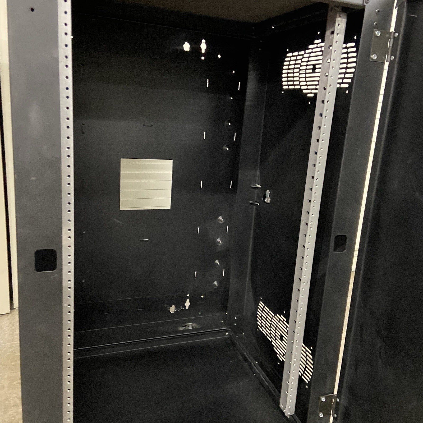 CPI Chatsworth 11840-736 Black Cube-it Wall Cabinet H36" X W24" X D24" With Keys