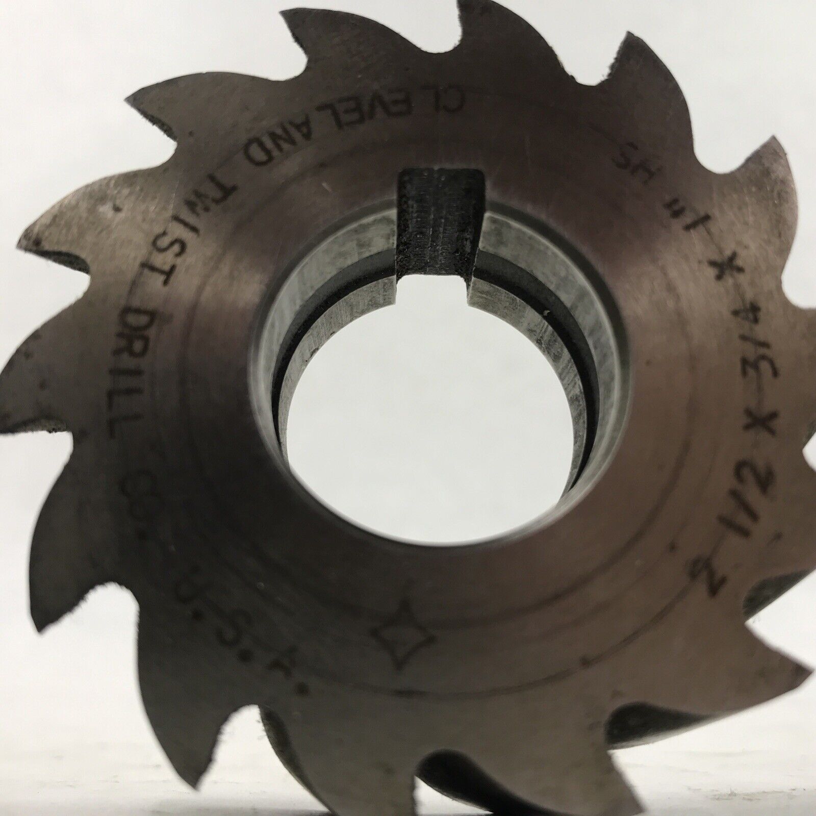 Cleveland Twist Drill Co. U.S.A. 2 1/2 X 3/4 x 1" High Speed Shell-End Mill