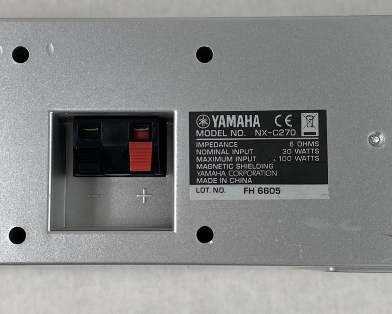 Yamaha SW-P270 Home Cinema Subwoofer w/ Yamaha NX-E270 NX-C270 Speakers