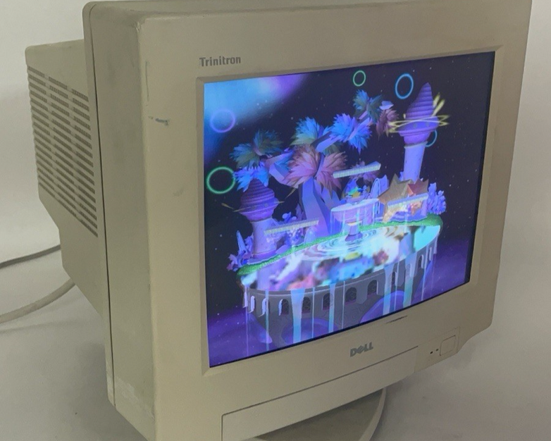 Dell Trinitron UltraScan D1526TX-HS 15" PC CRT Gaming Monitor