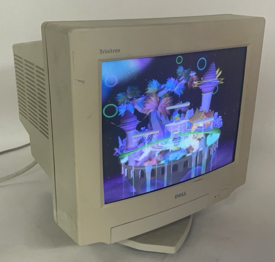 Dell Trinitron UltraScan D1526TX-HS 15" PC CRT Gaming Monitor0