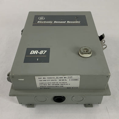 General Electric DR-87 1 4 Channel Electronic Demand Recorder