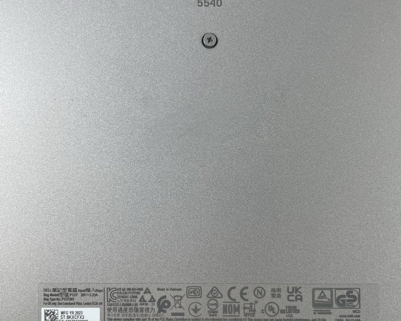 Dell Latitude 5540 15.6" i5-1345U 4.35 GHz 8 GB RAM No SSD/OS/AC