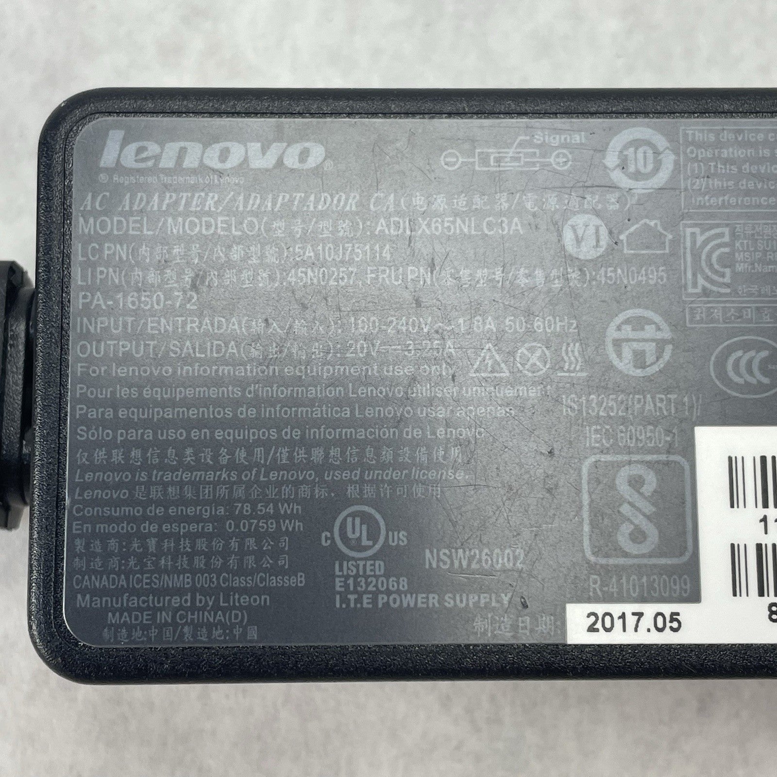 Lenovo ADLX65NLC3A Lot of 65
