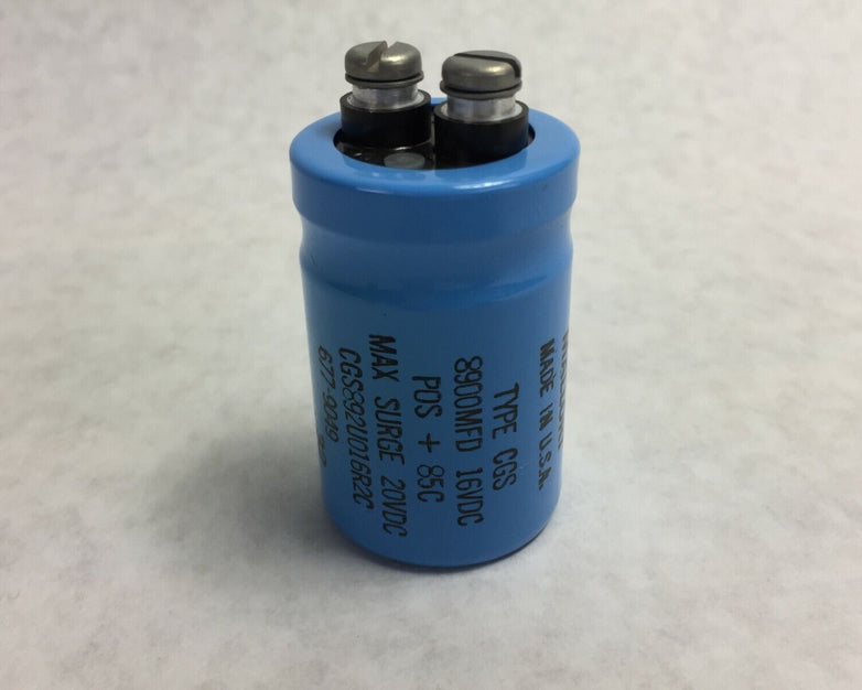 Mallory 8900MFD 16VDC Capacitor CGS892U016R2C 677-9049