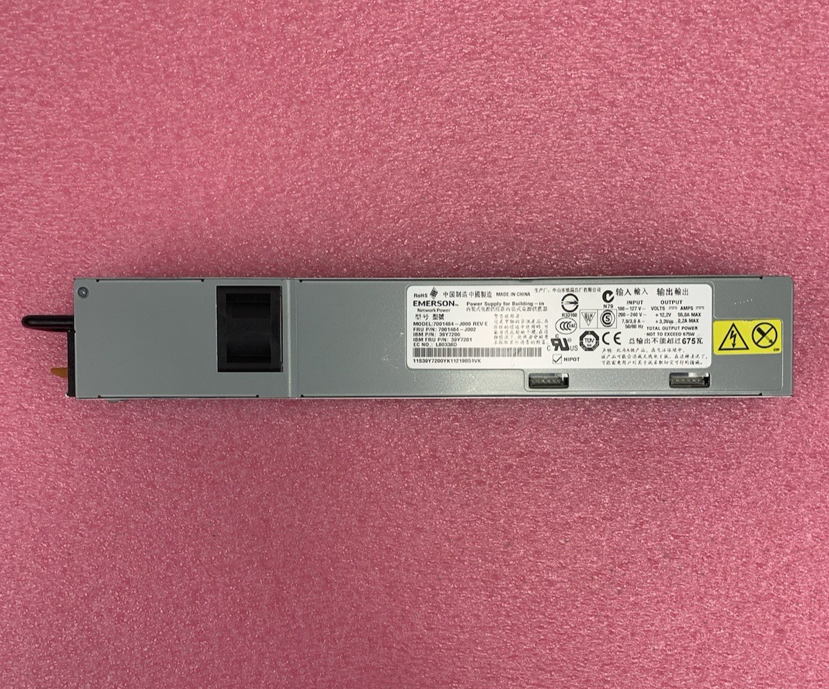 Emerson 7001484-J000 Rev E 675W Server Power Supply