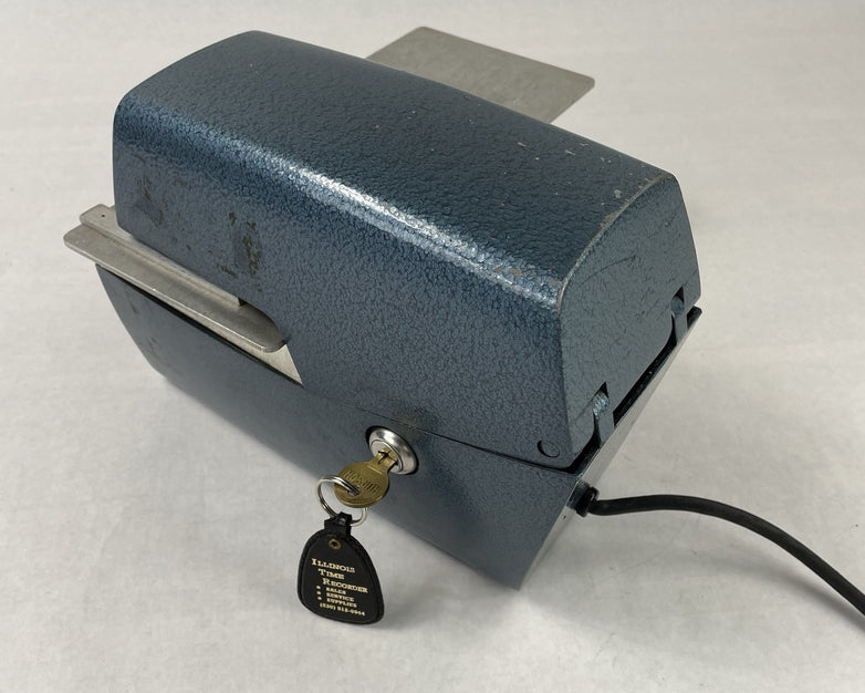 ILL. Time Recorder Co. Date Time Stamp Recorder Tested