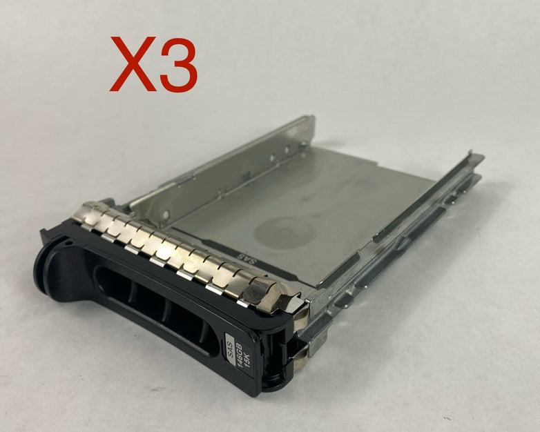 SAS CN-0D981C-42940-84J-01HK Hard Drive Tray Lot of 3