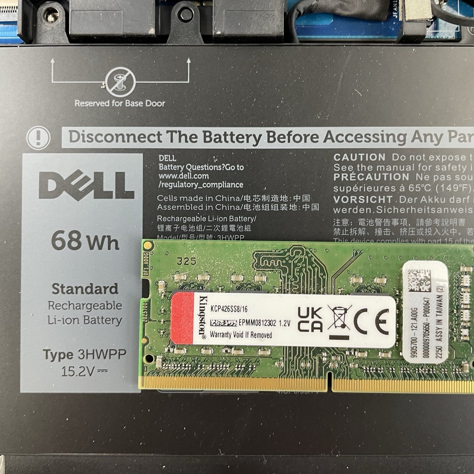 Dell Precision 3551 15.6" i5-10400H 2.60 GHz 16 GB RAM No SSD/OS/AC20