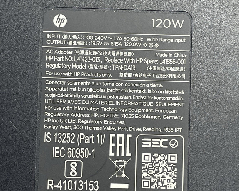OEM HP 120w AC Power Adapter TPN-DA19 Lot of 9
