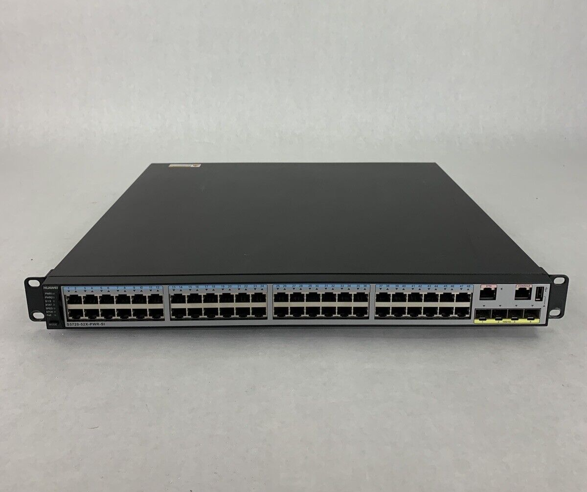 Huawei S5720-52X-PWR-SI Layer 3 Ethernet Network Managed Switch