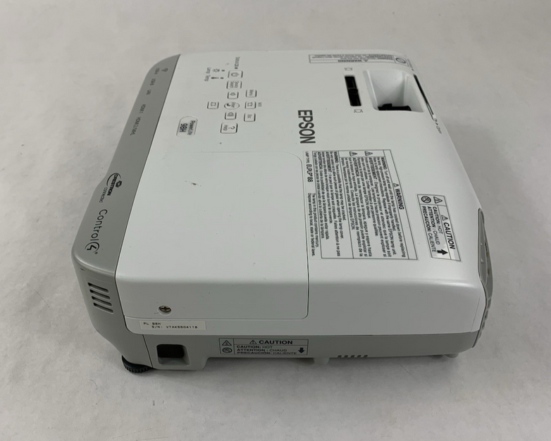 Epson PowerLite 98H H687A LCD Lamp Projector 1738 Lamp Hours - No Remote