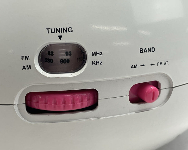 Hello Kitty KT2026MBY CD Player AM FM Radio Boombox 2013 Tested