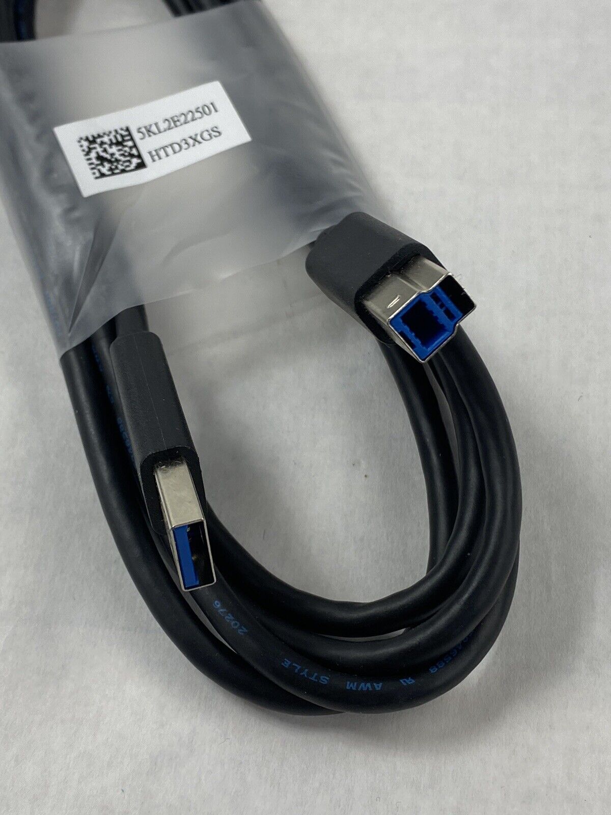 Lot of 7 Dell 5KL2E22501 USB 3.0 Type A to Type B Cable 6 Feet Cord