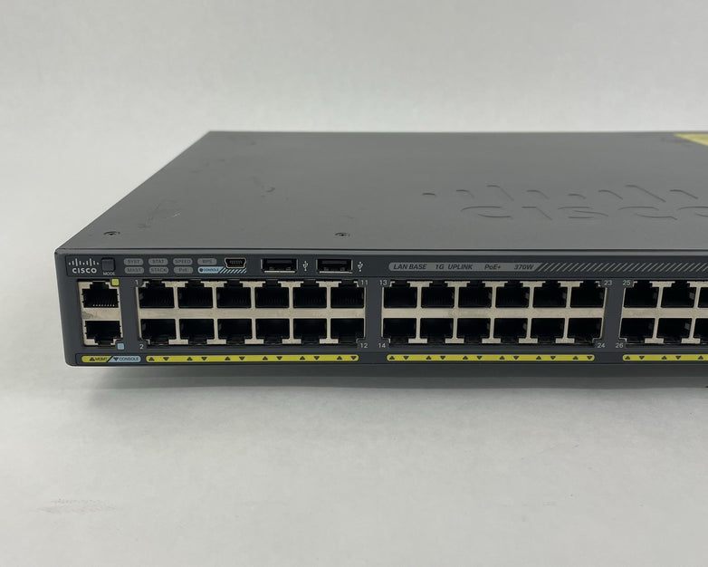 Cisco Catalyst WS-C2960X-48LPS-L V06 No Rack Ears- Tested