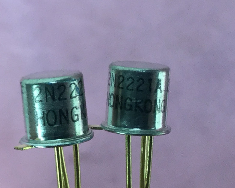 NEW Fairchild 2N2221A Bipolar Transistors - BJT, TO-18, Lot of 20