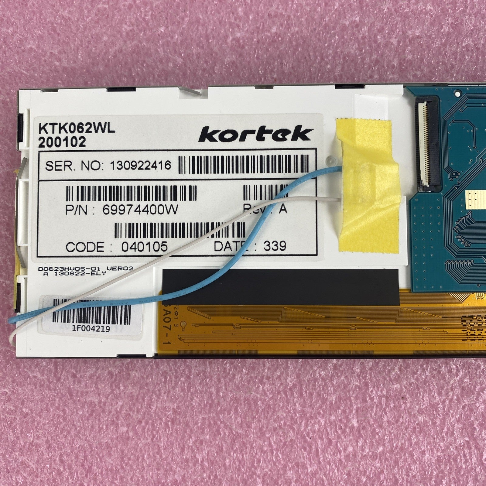 Kortek KTK062WL 200102 LCD Screen Display5