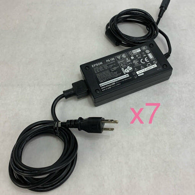 Epson PS-180 M159B 50W AC Adapter (Lot of 7)