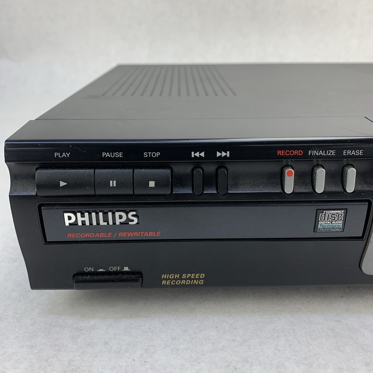 Philips CDR765 BK02 60Hz 120V Dual-deck Audio CD Recorder and Player - Parts 2