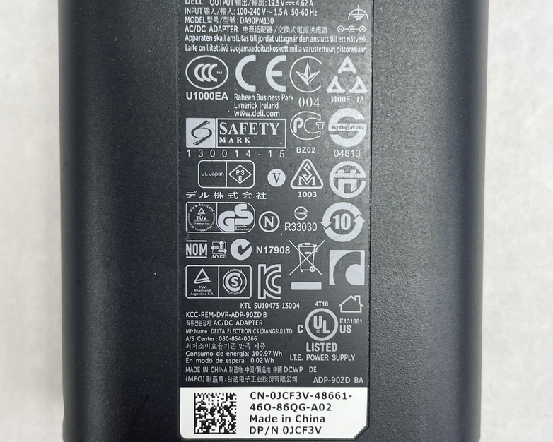 DELL DA90PM130  Slim 90W AC Adapter Lot of 10