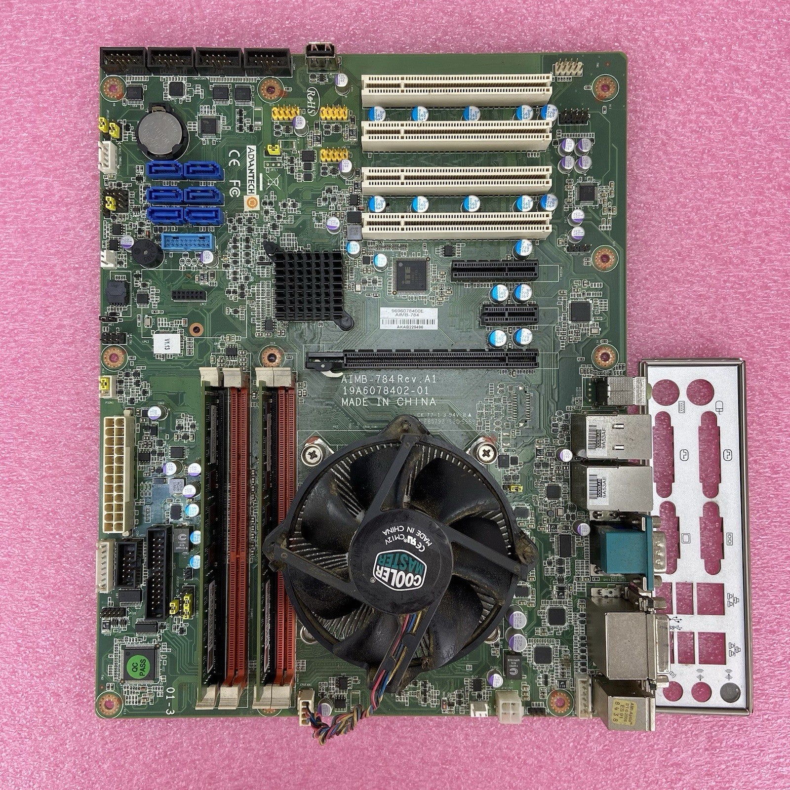 Advantech AIMB-784 Motherboard Intel Core i5-4570S 2.9GHz 8GB RAM w/IO5