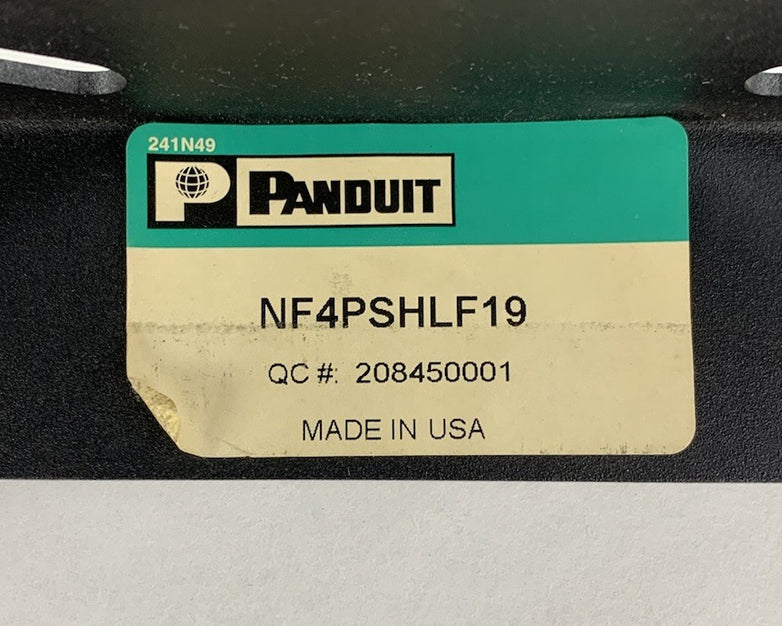 Panduit NF4PSHLF19 1U Server Rack Shelf 32" x 19" x 1.75" Black