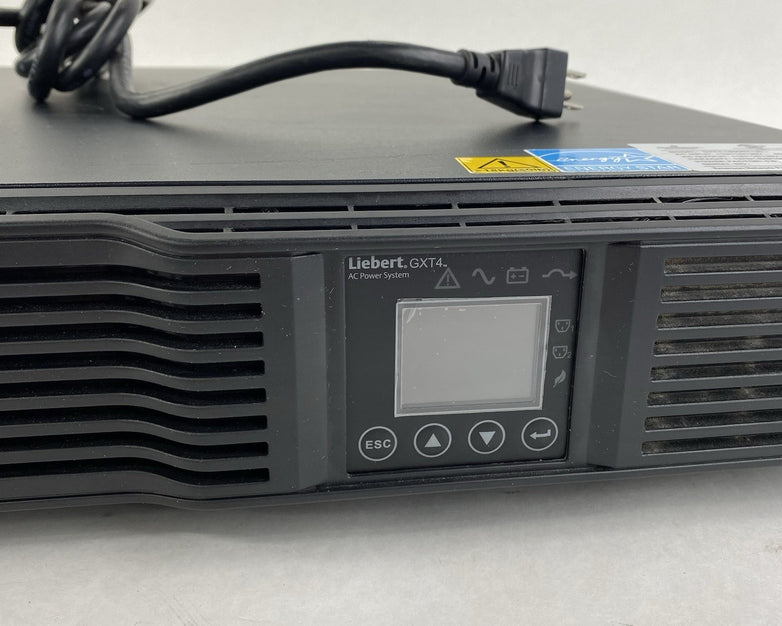 Vertiv Liebert GXT4-1500RT120 Battery Backups Tested - No Batteries Network Card