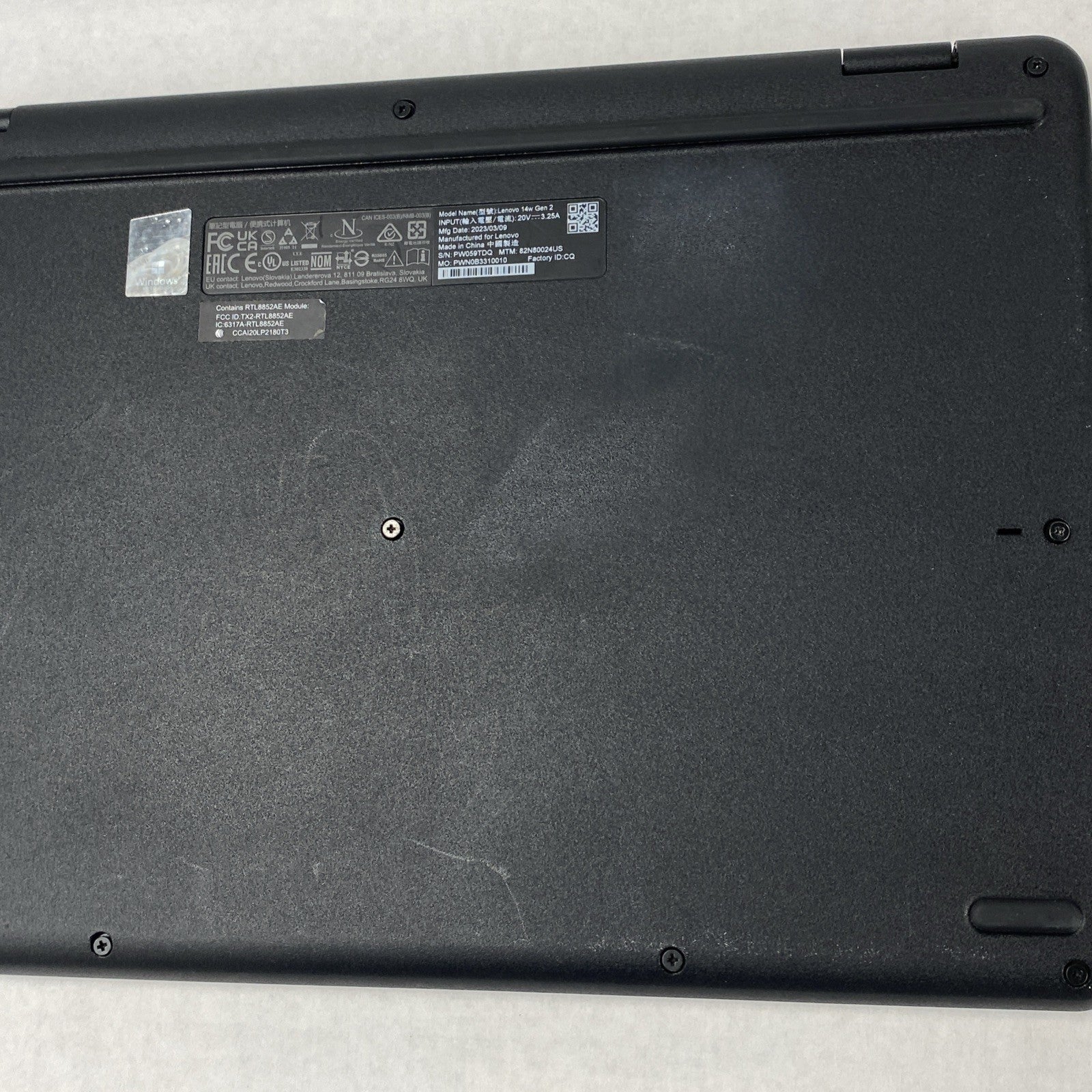 Lenovo IdeaPad 14w Gen 2 AMD 3015e 1.20GHz 4GB RAM 14.0" No HDD No OS