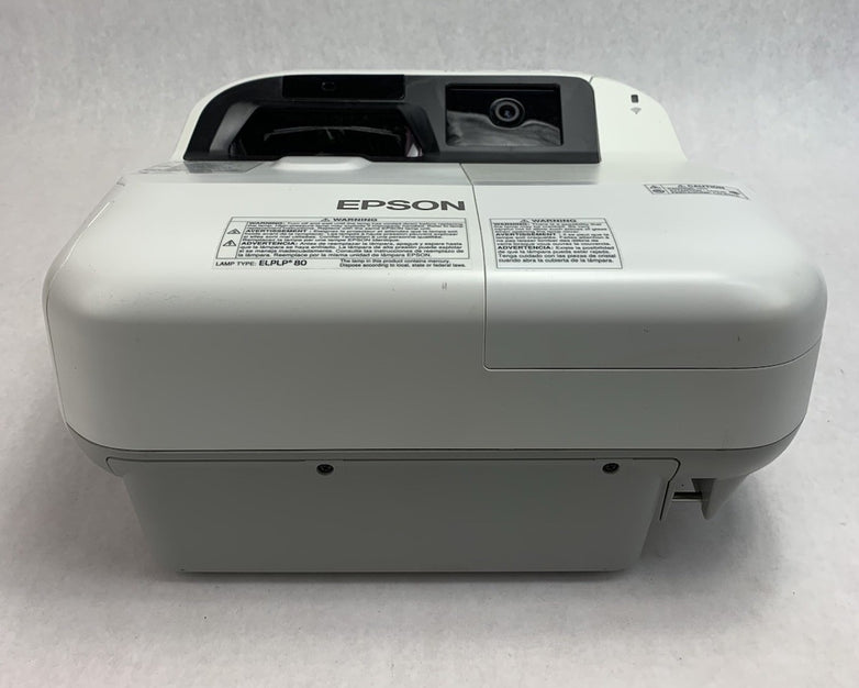 Epson BrightLink 595Wi H599A LCD Lamp Projector 3133 Lamp Hours - No Remote