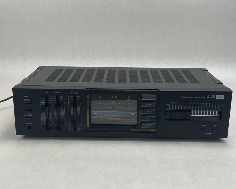 Sansui A-1200 Amplifier with Equalizer Tested For Parts Or Repair