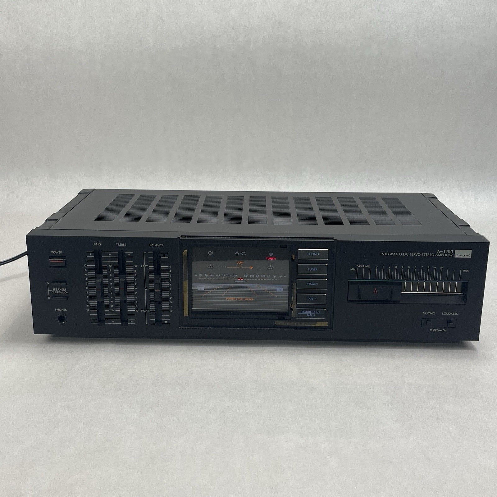 Sansui A-1200 Amplifier with Equalizer Tested For Parts Or Repair1