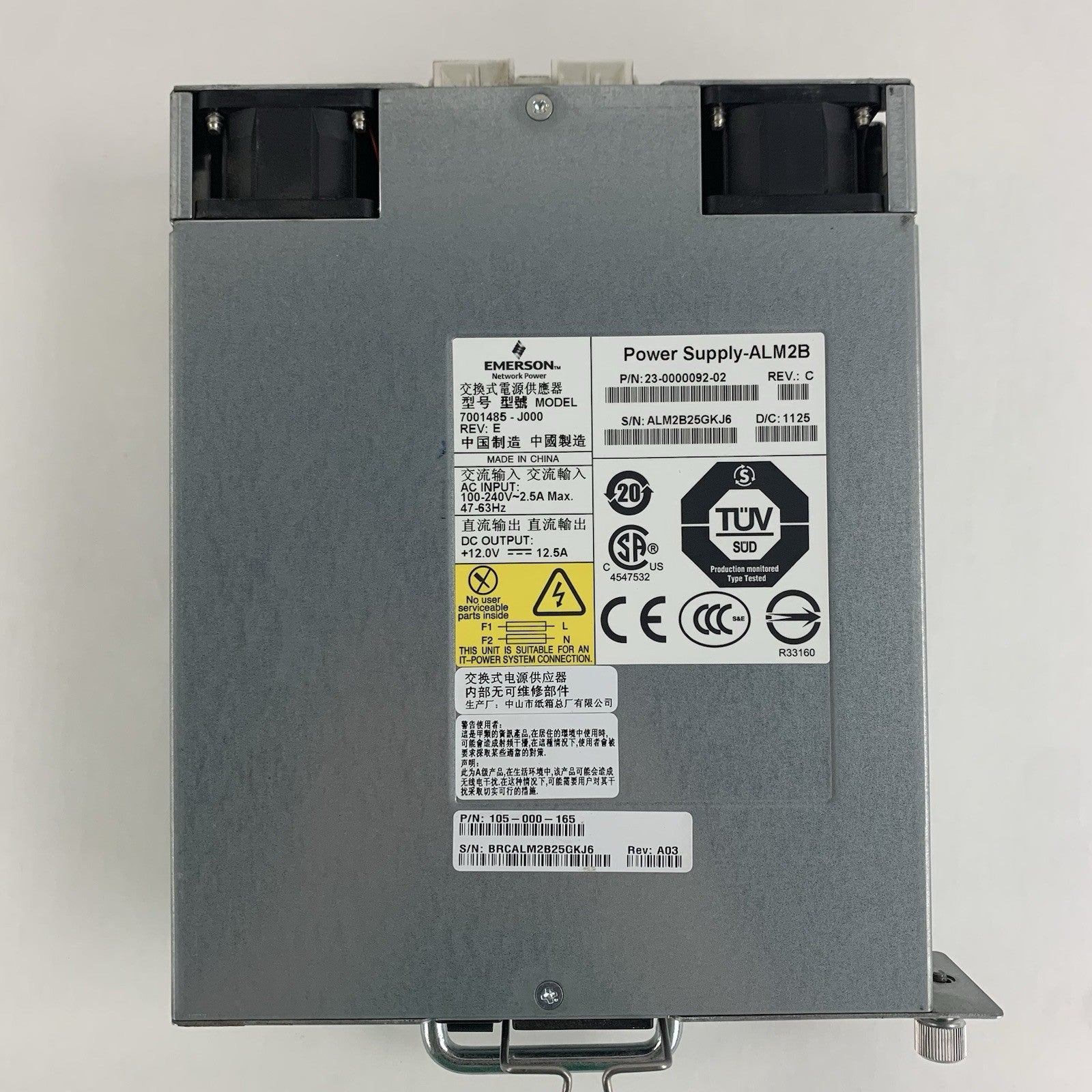 Emerson 7001485-J000 Power Supply ALM2B2