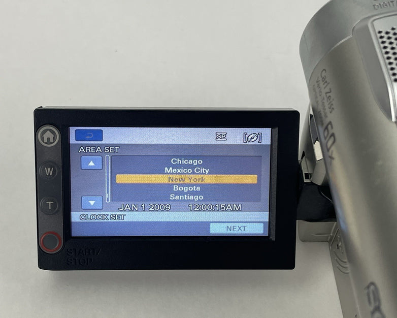 Sony Handycam DCR-DVD650 Camera ONLY Tested & Reset No Power Cord/Battery