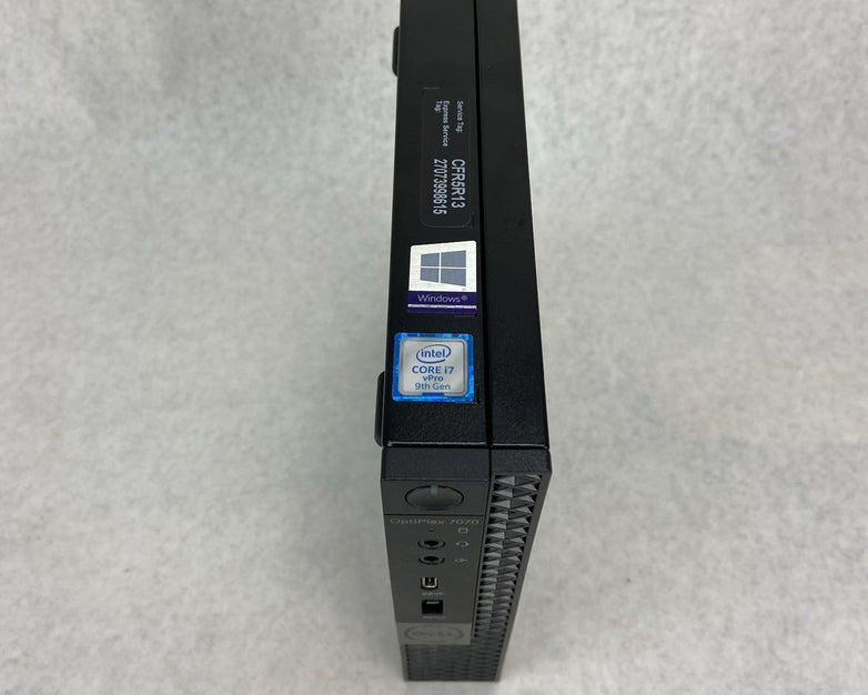Dell Optiplex 7070 Micro Intel Core i7-9700T 2GHz 8GB RAM No HDDOSAC