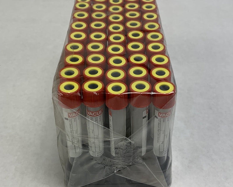 Vacuette 456073P 5ml CAT Serum Sep Clot Activator 13x100 50pcs Non-Ridged Tubes