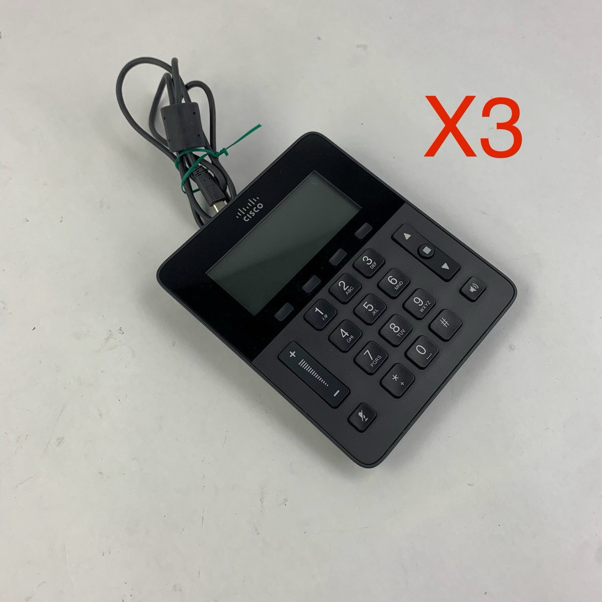Cisco UC Phone CP-8831 Keypad - No Speaker - Lot of 3 - Untested0