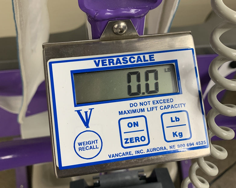 Vancare Vera II SB600 Powered Sit-to-Stand Patient Lift Powers Arms Don't Lift