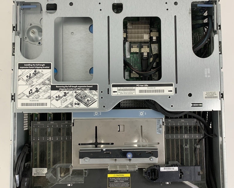 HP ProLiant DL380 Gen 7 Server 1x Intel Xeon E5620 2.4GHz 72GB RAM No HDD/OS