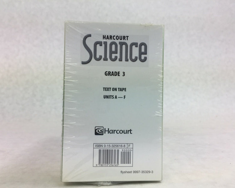 Harcourt Science Grade 3 Text On Tape Units A-F (Lot of 11)