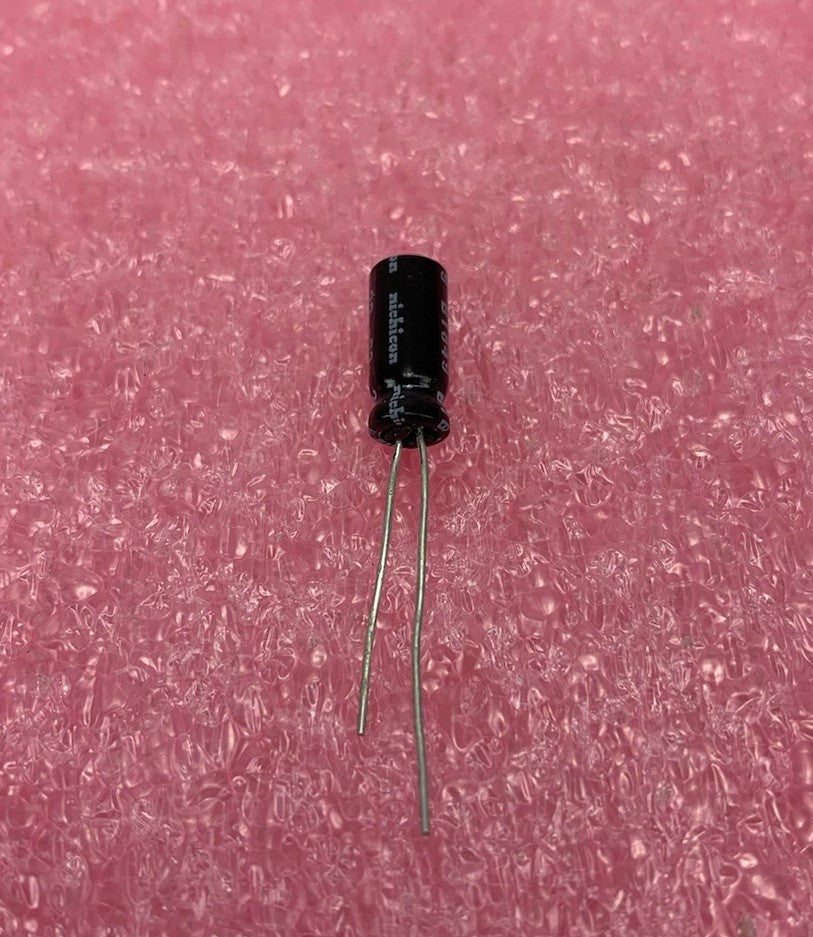 Nichicon 22uF 63V Radial Electrolytic Capacitor (Lot of 9)