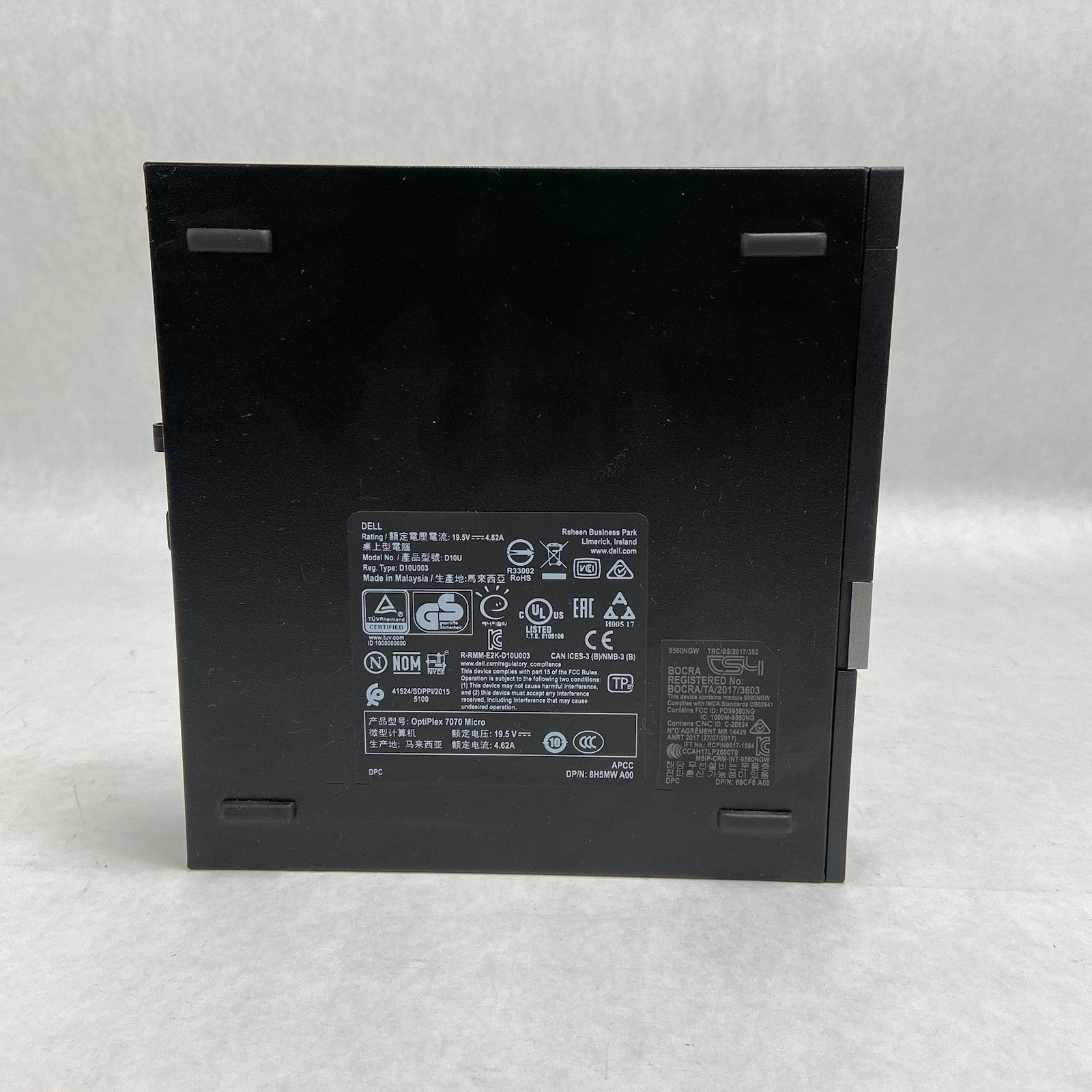 Dell Optiplex 7070 Micro Intel Core i7-9700T 2GHz 8GB RAM No AC/HDD/OS4