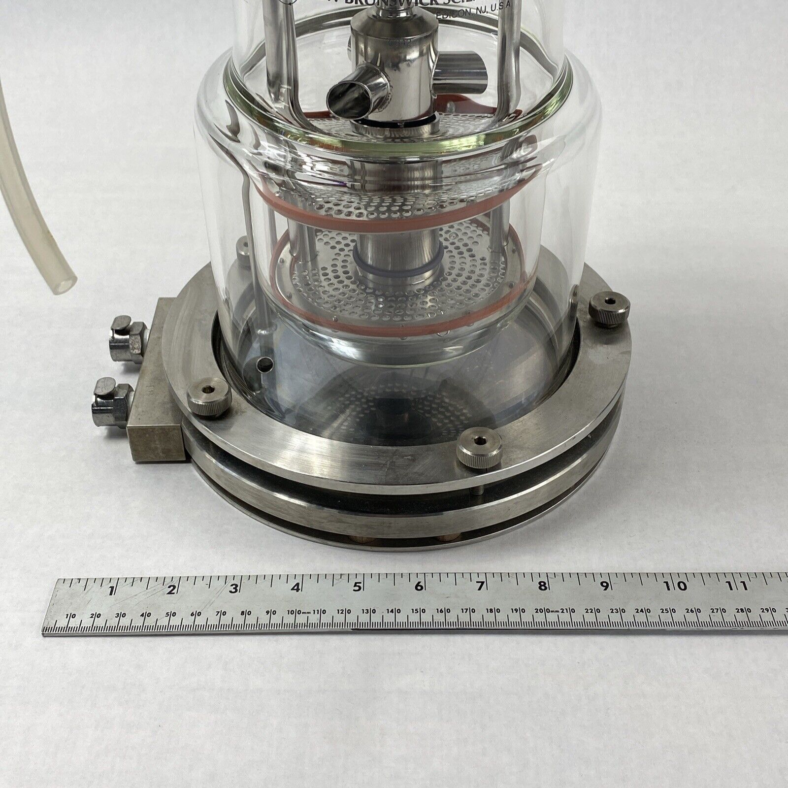 New Brunswick Scientific C842 Glass Jacketed Vessel Bioreactor